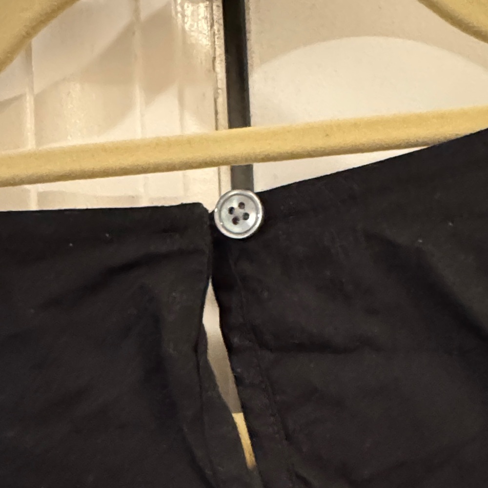 J. Crew Factory Black Ruffle Blouse - Picture 5 of 5